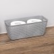 Organizator împletit gri