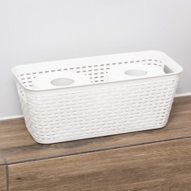 Organizator împletit alb