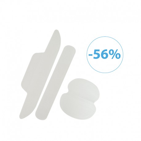 Set de absorbante pentru transpiraţie de culoare albă 5+5+10