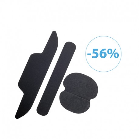 Set de absorbante pentru transpiraţie de culoare neagră 5+5+10