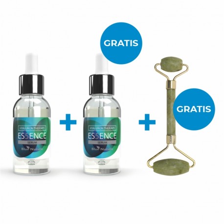 2 buc Ser pentru față și decolteu + Ustensilă masaj facial din jadeit
