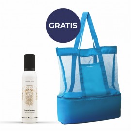 Spumă autobronzantă pentru corp Sun Queen + Geanta de plajă BLUE NATURE
