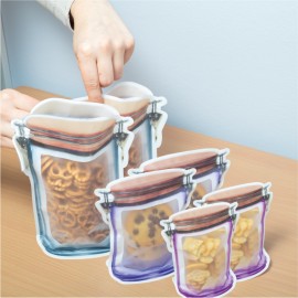 2 pentru 1: Set de 3 pungi cu fermoar