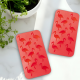 2 pentru 1: Forme din silicon pentru cuburile de gheaţă flamingo