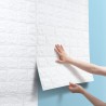 2 pentru 1: Panou de perete model Cărămidă