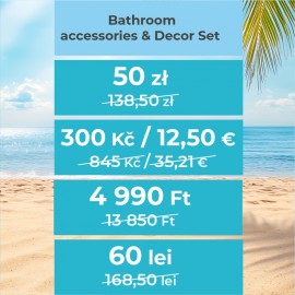 Bathroom Accessories & Decor Set