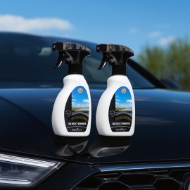 2 pentru 1: PRO Spray pentru înlăturarea insectelor de pe maşină