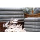 Prosop din frotir cenuşiu 70 x 140 cm