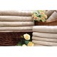 Prosop din frotir bej 70 x 140 cm