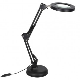 Lampă de birou LED cu lupă USB