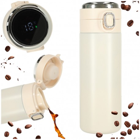 Cana termică de 420 ml cu afişaj LED