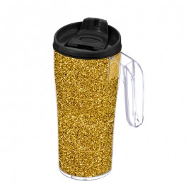 Cana de cafea Sclipici auriu