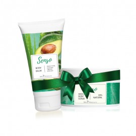 Setul SENSO - avocado: peeling + balsamul de corp