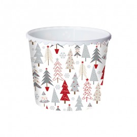 Cutie popcorn Pomi de Crăciun