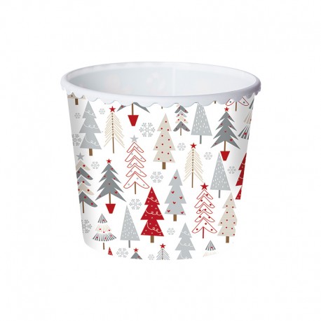 Cutie popcorn Pomi de Crăciun