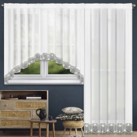 Set perdele de balcon 400x250 + 150x250 cm