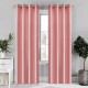 Draperie glamour din catifea roz pudrat 140 x 250 cm cu inele