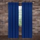 Draperie glamour din catifea bleumarin 140 x 250 cm cu bandă