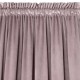Draperie glamour din catifea roz pudrat 140 x 250 cm cu bandă