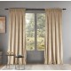 Draperie glamour din catifea bej 140 x 250 cm cu bandă