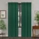 Draperie glamour din catifea verde bottle green 140 x 270 cm cu bandă