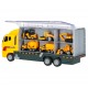 Camion TIR cu lansator + maşini de construcţii din metal