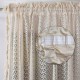 Draperie BOHO din dantelă 145×250 cm cu bandă de încrețire, 1 bucată