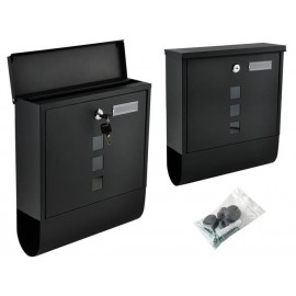 Cutie poştală neagră pentru format A4