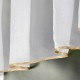 Set: perdea de bucătărie din voal 200x80 cm + perdele scurte 90x50 cm