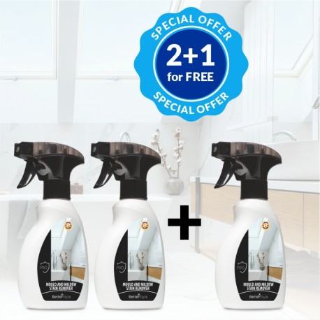 2+1 PRO Spray pentru eliminarea mucegaiului şi a murdăriei