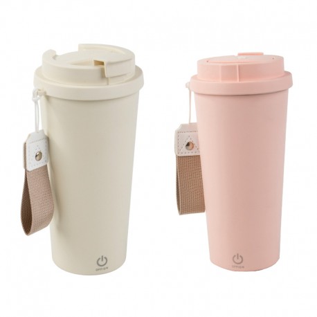 Cană termică cu amestecare automată