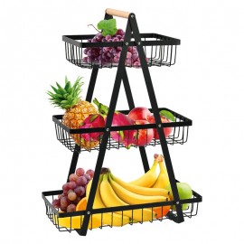 Organizator cu coşuri pe 3 niveluri