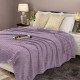 Pătură mov cu dungi 3D