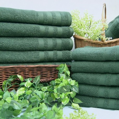 Prosop frotir verde închis 70x140 cm