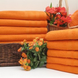 Prosop frotir portocaliu 70x140 cm