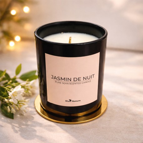 Lumânare de 100% soia parfumată Jasmin de Nuit