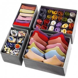 Set de 4 organizatoare pentru obiectele mici de garderobă