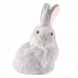 Iepuraş cenuşiu cu fundiţă - pentru agăţat