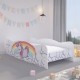 Pat pentru copii Unicorn cu curcubeu 140 × 70 cm
