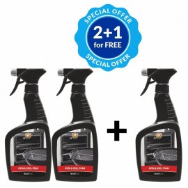 2+1 Produs pentru curăţarea cuptorului, grătarului şi a şemineului