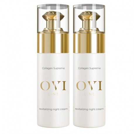 Cremă revitalizantă de noapte pentru faţă Collagen Supreme x2
