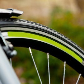 Benzi reflectorizante pentru roţi de biciclete verzi