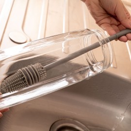 Perie de silicon pentru sticle şi borcane