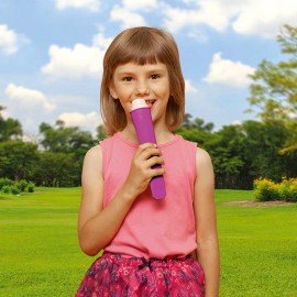 Cornet pentru îngheţată şi sorbet din silicon violet