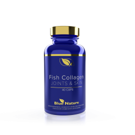 Natural collagen: colagen de peşte + trandafir sălbatic + sulf organic (MSM)