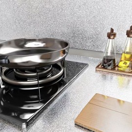 Tapet de aluminiu decorativă autoadezivă