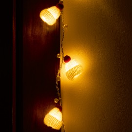 10 beculeţe LED - Căciula lui Moş Nicolae