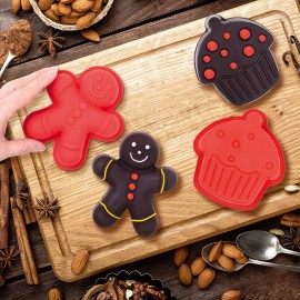 Formă din silicon Om de turtă dulce + Formă din silicon
