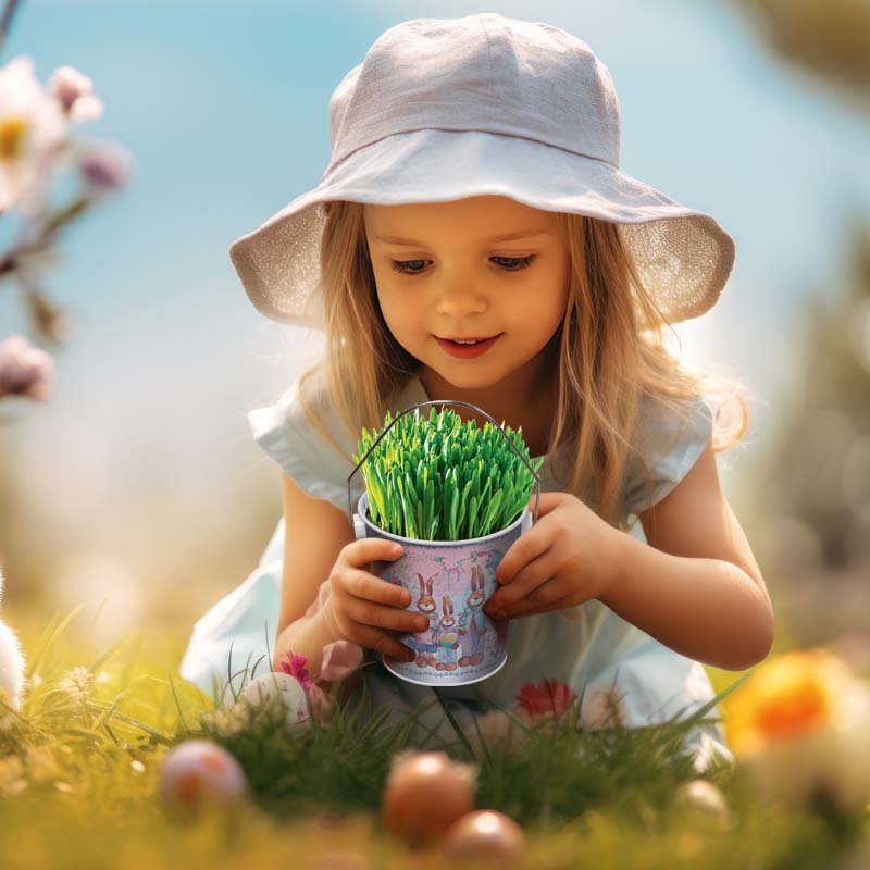 Găletuşă cu motive de Paşti M