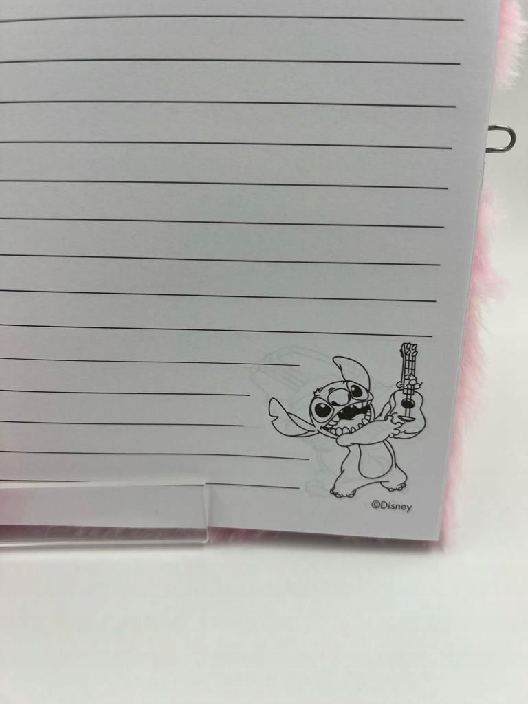 Jurnal de pluş Stitch Pink